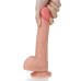 Фаллоимитатор на присоске с мошонкой Dual-Layered Silicone Dildo 22 см