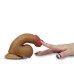 Фаллос на присоске с мошонкой Dual-layered Silicone Nature Cock 