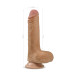 Вибратор на присоске с голосовым управлением Dual-layered Silicone Vibrating Nature Cock 