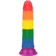 Радужный фаллоимитатор Prider Dildo 19 см