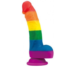 Радужный фаллоимитатор Prider Dildo 21 см