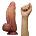 Широкий фаллос-гигант с рельефным стволом Lovetoy Nature Cock King Sized 25 см