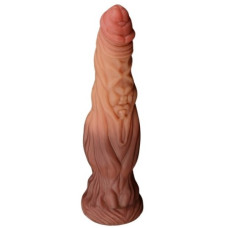 Фаллоимитатор с ярко выраженным рельефом и градиентом Lovetoy Silicone Cock 25 см