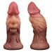 Широкий фаллос с ярко выраженным рельефом и большой головкой Lovetoy Silicone Cock 18 см