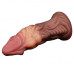 Широкий фаллос с ярко выраженным рельефом и большой головкой Lovetoy Silicone Cock 18 см