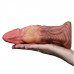 Широкий фаллос с ярко выраженным рельефом и большой головкой Lovetoy Silicone Cock 18 см