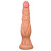 Фаллоимитатор с ярко выраженным рельефом Lovetoy Dual layered Platinum Silicone Cock 25 см