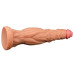 Фаллоимитатор с ярко выраженным рельефом Lovetoy Dual layered Platinum Silicone Cock 25 см