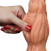 Фаллоимитатор с ярко выраженным рельефом Lovetoy Dual layered Platinum Silicone Cock 25 см