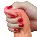 Фаллоимитатор с ярко выраженным рельефом Lovetoy Dual layered Platinum Silicone Cock 25 см