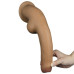 Фаллос с закрытой головкой и высоко посаженной мошонкой Dual Layered Handle Cock 28 см