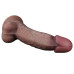 Реалистичный фаллос-мулат с мошонкой Lovetoy Silicone Cock 27 см