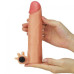 Насадка на пенис с вибрацией Revolutionary Silicone Nature Extender + 5 см