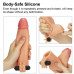 Насадка на пенис с вибрацией Revolutionary Silicone Nature Extender + 5 см