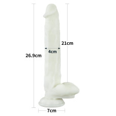 Светящийся в темноте фаллос на присоске Lumino Play Dildo 27 см