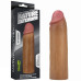 Удлиняющая насадка на пенис Revolutionary Silicone Nature Extender мулат + 4 см