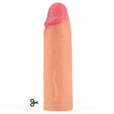 Удлиняющая насадка на пенис Revolutionary Silicone Nature Extender + 4 см