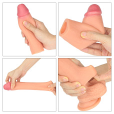 Удлиняющая насадка на пенис Revolutionary Silicone Nature Extender + 4 см