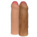 Удлиняющая насадка на пенис Revolutionary Silicone Nature Extender Uncircumcised мулат + 4 см