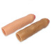 Удлиняющая насадка на пенис Revolutionary Silicone Nature Extender Uncircumcised мулат + 4 см