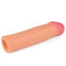 Удлиняющая насадка на пенис Revolutionary Silicone Nature Extender телесная + 5,5 см