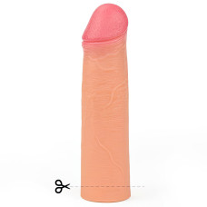 Удлиняющая насадка на пенис Revolutionary Silicone Nature Extender телесная + 5,5 см