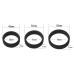 Набор из 3 плоских эрекционных колец Power Plus Soft Silicone Pro Ring