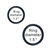 Уретральный буж с двумя кольцами Stainless Steel Penis Plug With Glans Ring