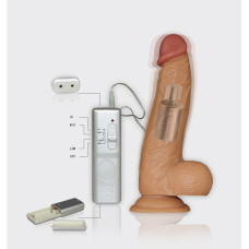 Вибратор на присоске Real Extreme Extra Girth Vibrating Dildo 21 см