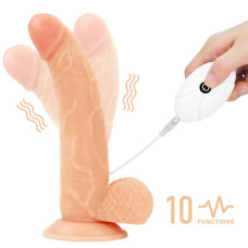 Страпон телесный с вибрацией Vibrating Easy Strapon Set 22 см