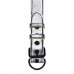 Ошейник с поводком на цепи Bondage Fetish Black Matt Collar With Leash серебристый