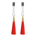 Зажимы для сосков Glamor Tassel Nipple Clamp Red