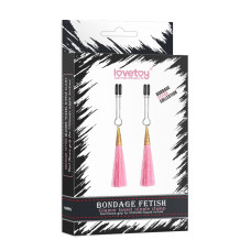 Зажимы для сосков Glamor Tassel Nipple Clamp Pink