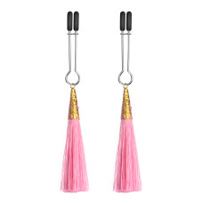 Зажимы для сосков Glamor Tassel Nipple Clamp Pink
