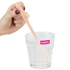 Трубочки бежевые Original Willy Straws 9 шт