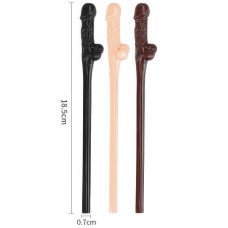Трубочки цветные Original Willy Straws 9 шт