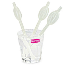 Трубочки светящиеся в темноте Glow in the Dark Pussy Straws 9 шт
