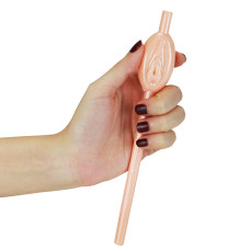 Трубочки бежевые Original Pussy Straws 9 шт
