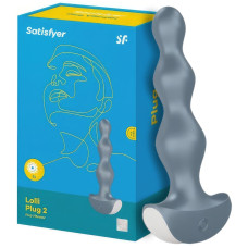 Анальная виброёлочка Satisfyer Lolli-Plug 2 серая