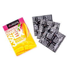 Оральные презервативы Domino Sweet Sex Манго 3 шт