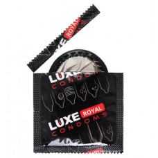 Черные презервативы Luxe Royal Black Collection 3 шт