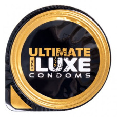 Презерватив черный Luxe Black Ultimate Африканский Круиз с ароматом банана