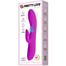Вибратор с посасывающим эффектом Pretty Love Massage