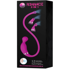 Посасывающий вибростимулятор для клитора Romance 3 в 1 BI-014446