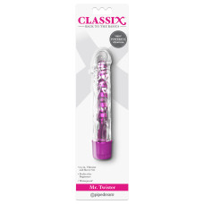 Вибратор Classix Mr. Twister (Metallic Vibe with TPE Sleeve Pink)