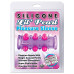 Открытая насадка на пенис с шариками Silicone Lil Pearl Pleasure Sleeve Purple