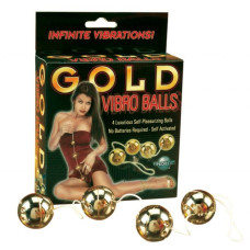 Вагинальные шарики Gold Vibro Balls 4 pc. Set
