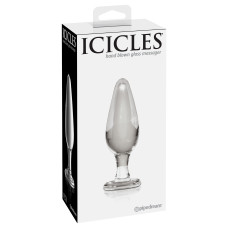 Стеклянная анальная пробка Icicles No. 26