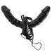 Страпон на ремне двухсторонний с вибрацией FF Vibrating Double Delight Strap-On black