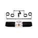Набор распорок для бондажа FF Spread'em Bar and Cuff Set